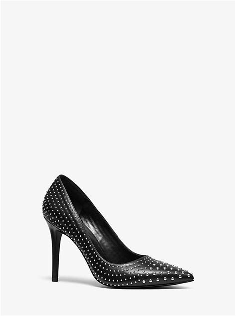 Claire Studded Leather Pump 